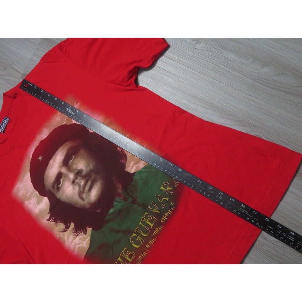 Che Guevara Vintage Shirt Size Large Men Pre Owned Big Graphic Picture - Picture 4 of 4